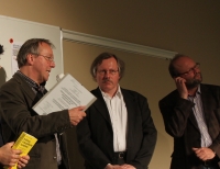 Eberhard Seidel, Peter Lokk, Laudator Klaus Schrage